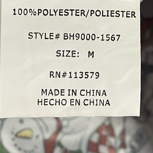 Christmas Santa Penguins Women’s Scrub Top - Picture 5 of 6